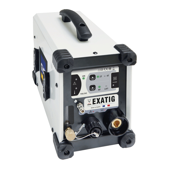 GYS EXATIG HF Manual