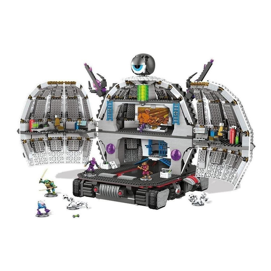 Mega Bloks Nickelodeon Teenage Mutant Ninja Turtles Technodrome Manuals
