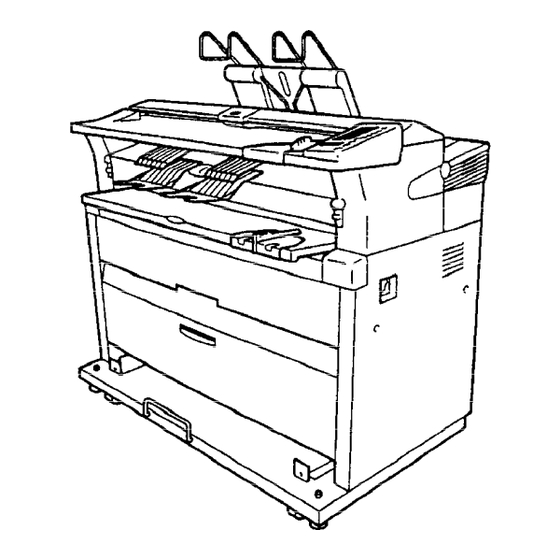 Lanier LW 210 Operating Instructions Manual