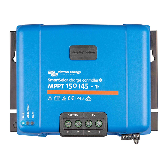 VICTRON ENERGY BLUESOLAR MPPT 150/45TR MANUAL Pdf Download ManualsLib