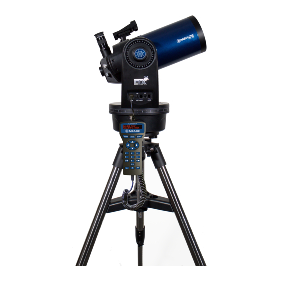 Meade etx hot sale manual