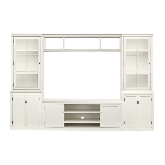 POTTERY BARN LOGAN HUTCH WITH SHELVES 36 INCH ASSEMBLY INSTRUCTION