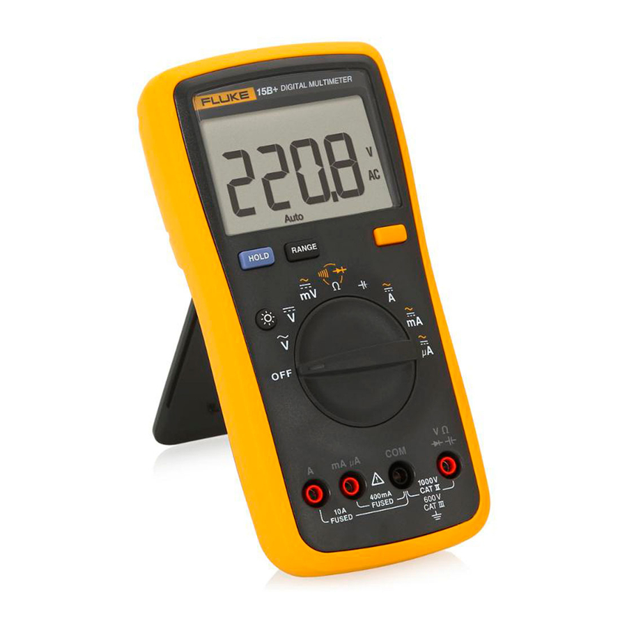 FLUKE 15B+ CALIBRATION MANUAL Pdf Download | ManualsLib