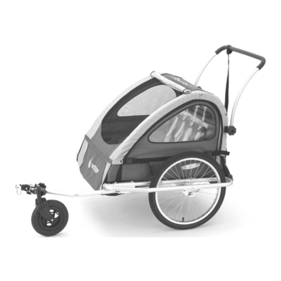 Instep bike best sale trailer directions