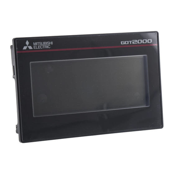 Mitsubishi Electric GOT2000 Series Connection Manual