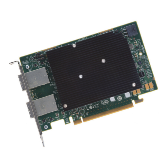 Avago LSI STORAGE SAS 9302-16e Quick Installation Manual