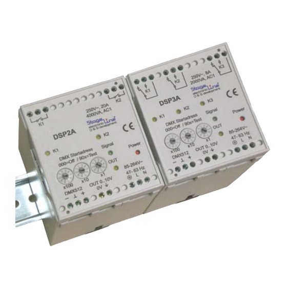 Stage Line electronic DSP3A Operating Manual
