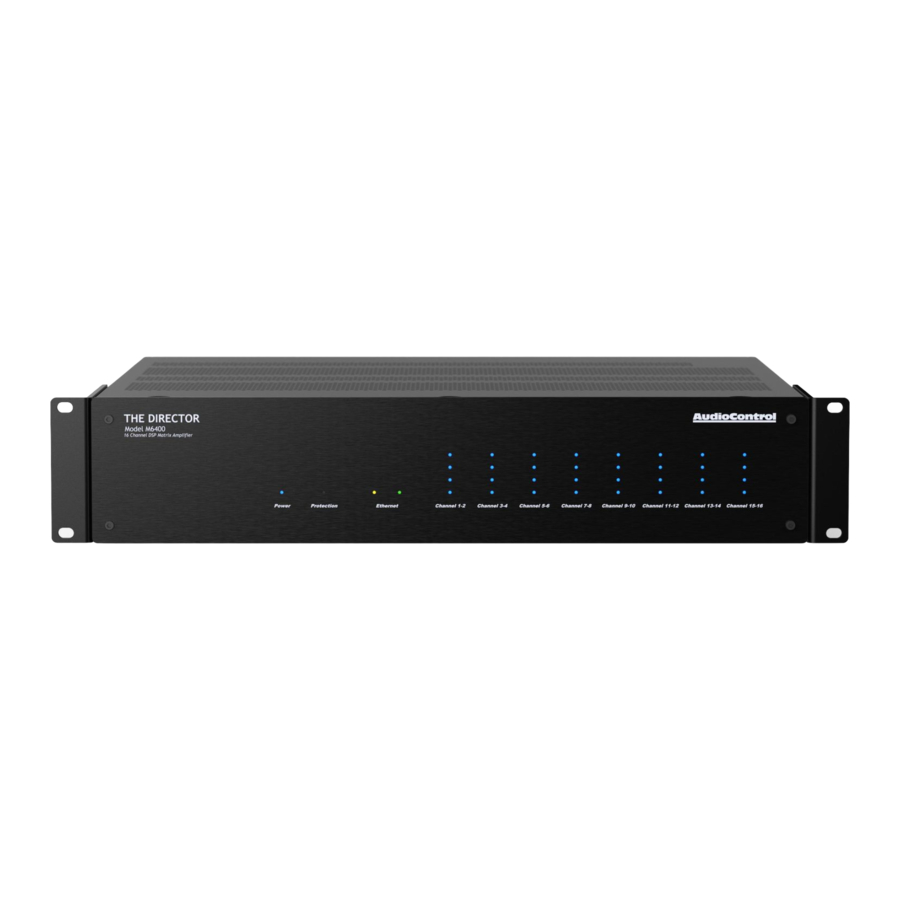 AudioControl M4800 User Manual