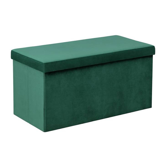 Argos Medium Pink Velvet Ottoman 419/8688 Safety And Care Manual