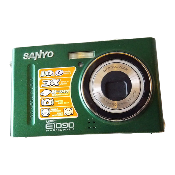 Sanyo VPC-E1090 Instruction Manual