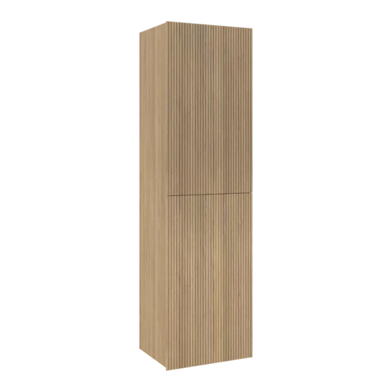 Balmani Fila column cabinet - veneer wood Installation Manual