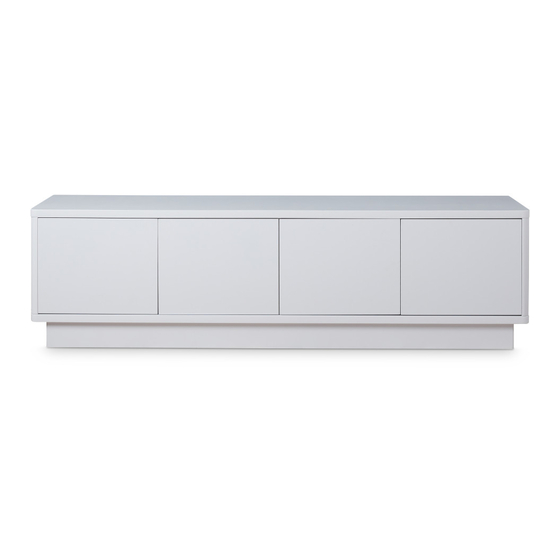 Mocka Olso Entertainment Unit Assembly Instructions Manual