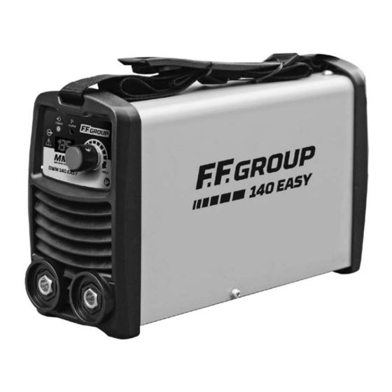 F.F. Group DWM 140 EASY Manuals