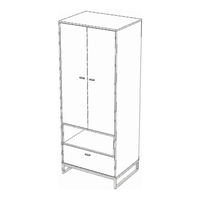 Meble-Bogart MALEZA SZ2D OL-08-B Assembly Instruction Manual