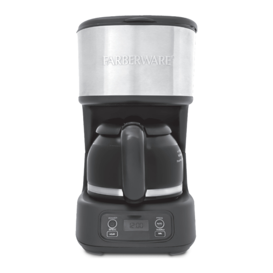 FARBERWARE FCM12SS 12 Cup Programmable Coffee Maker 