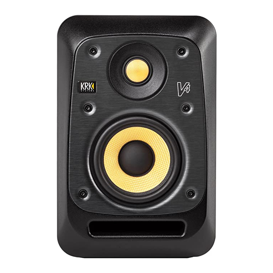 KRK V SERIES 4 USER MANUAL Pdf Download ManualsLib
