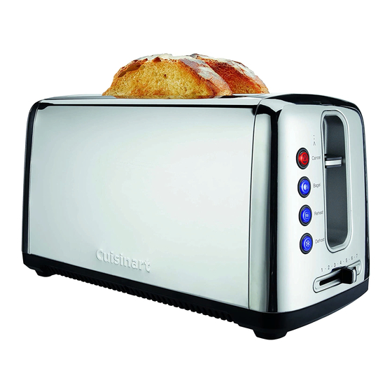 CUISINART THE BAKERY CPT2400 INSTRUCTION BOOKLET Pdf Download ManualsLib