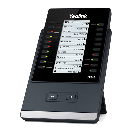 Yealink EXP40 User Manual