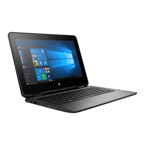HP PROBOOK X360 11 G1 MAINTENANCE AND SERVICE MANUAL Pdf Download ...