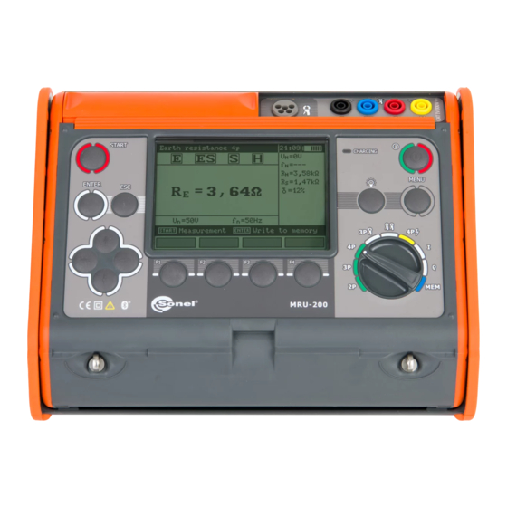 Sonel MRU-200 Operating Manual