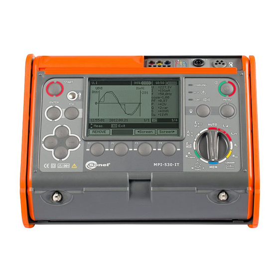 Sonel MPI-530-IT Operating Manual