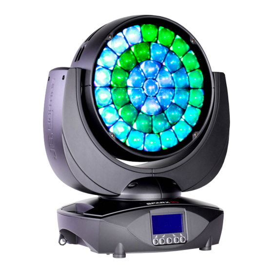 JBLIGHTING SPARX 10 OPERATING INSTRUCTIONS MANUAL Pdf Download