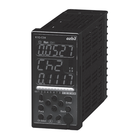 Azbil K1G Series User Manual