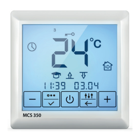 Bodenheizung 24 MCS350 Installation Instructions Manual