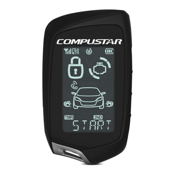 CompuSTAR RF-2WT10R-SS Quick Start Card