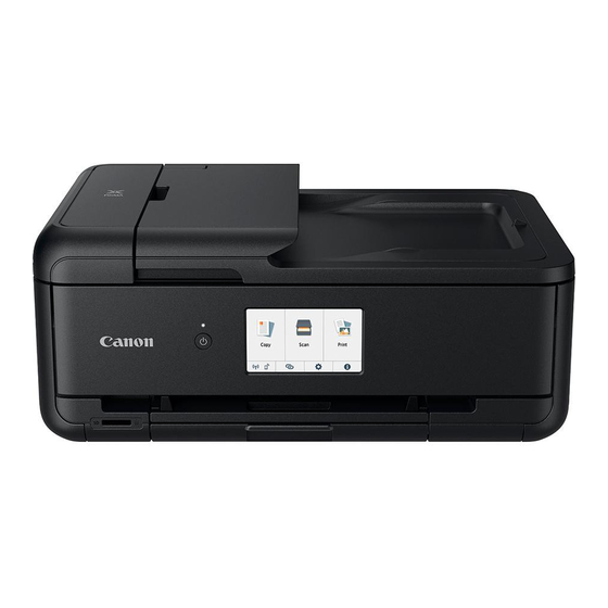 Canon PIXMA TS9500 Series Getting Started