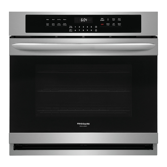 Frigidaire Gallery FGEW3069UF Getting Started