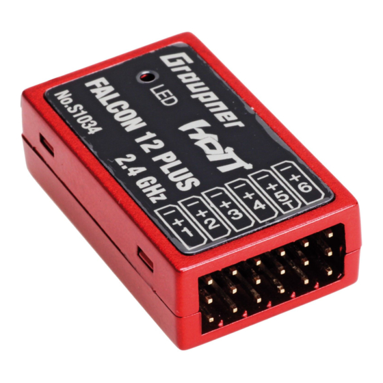 GRAUPNER Falcon 12 plus Manual
