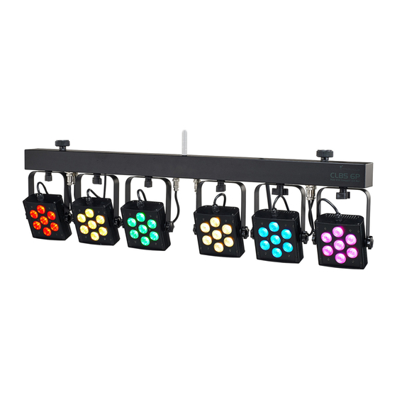 Stairville CLB5 6P RGB WW Compact LED Bar User Manual