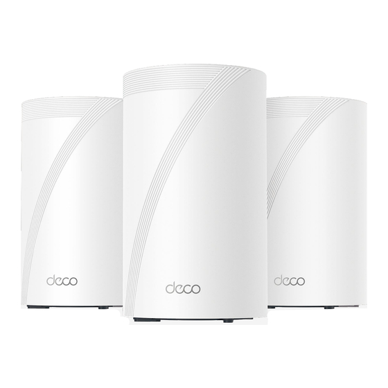TP-Link deco BE10000 Manual