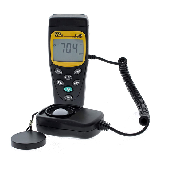 User Manuals: IDEAL 61-686 Digital Light Meter