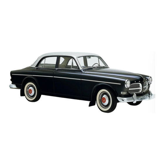 Volvo 120 Operating & Service Manual