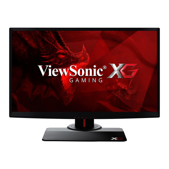 VIEWSONIC XG2530 USER MANUAL Pdf Download ManualsLib