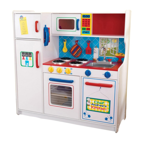 KIDKRAFT DELUXE LET’S COOK ASSEMBLY INSTRUCTIONS MANUAL Pdf Download