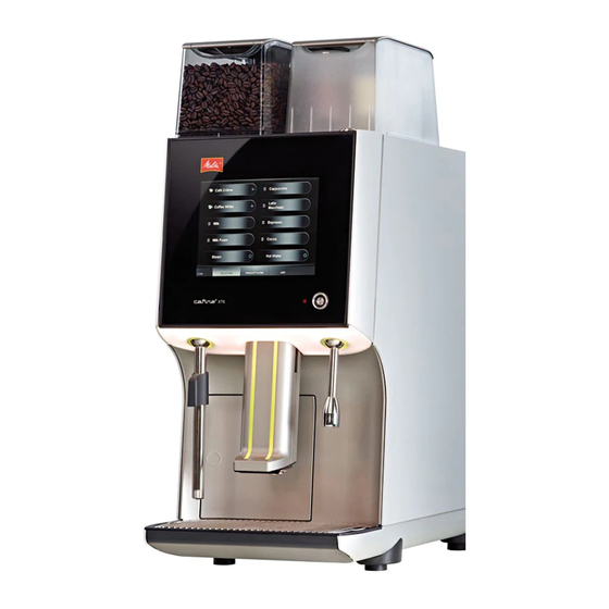 MELITTA CAFINA XT6 OPERATING INSTRUCTIONS MANUAL Pdf Download ManualsLib