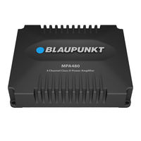 Blaupunkt MPA 480 Operating And Installation Instruction
