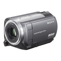 Sony Handycam DCR-SR80 Handbook