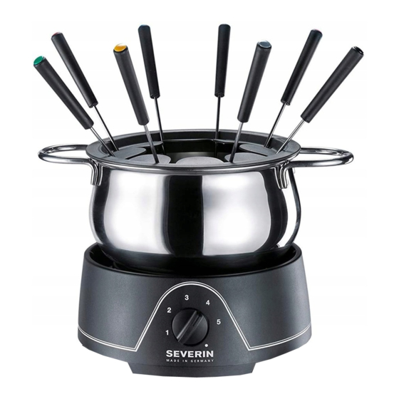SEVERIN FO2400 Instructions For Use Manual