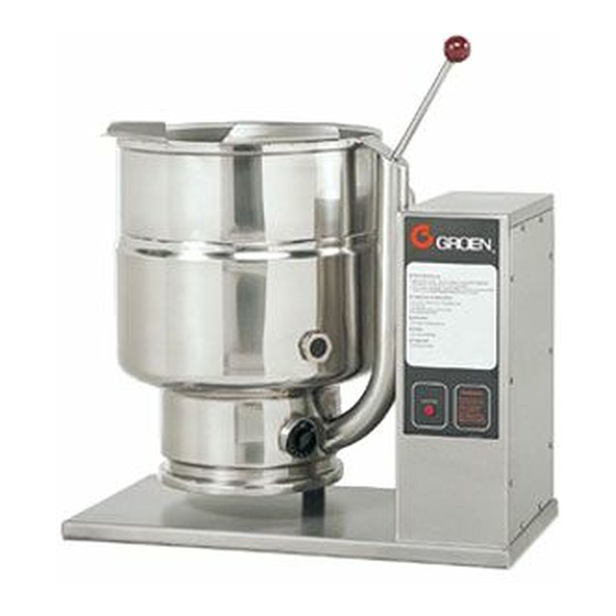 Groen TDH-20 C Operator's Manual