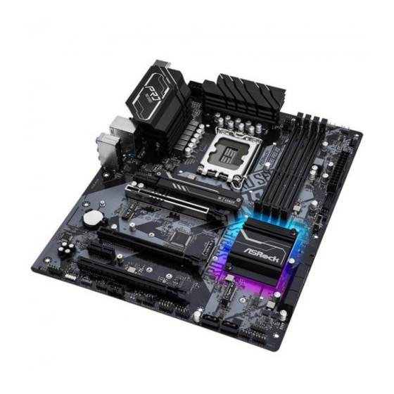 ASROCK Z690 Pro RS Manual