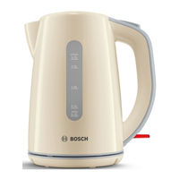 Bosch TWK7500K Instruction Manual