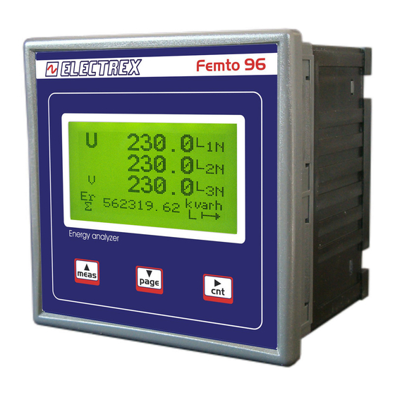 Electrex FEMTO 96 Installation Manual