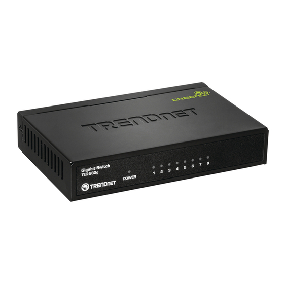 TRENDnet TEG-S82g Quick Installation Manual