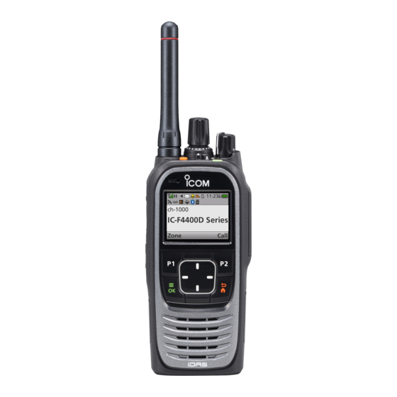 ICOM IC-F3400D OPERATING MANUAL Pdf Download | ManualsLib