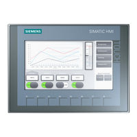 Siemens SIMATIC HMI KTP400 Basic Operating Instructions Manual