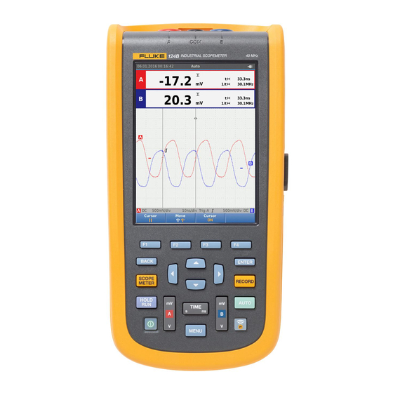 Fluke 123B User Manual